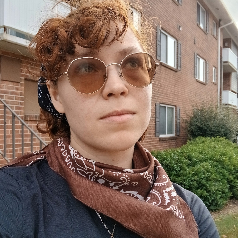 Super cute brown bandana